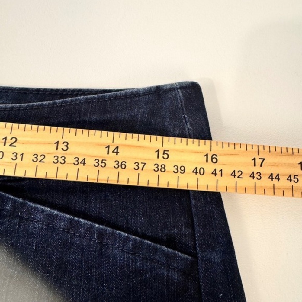 St. John's Bay Capri Jeans Women 10P Dark Wash Denim‎ Stretch Blue - Picture 3 of 12